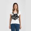 Ladies Slim Fit V Neck Poly-Rich Tee Thumbnail