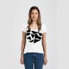 Ladies Slim Fit V Neck Poly-Rich Tee Thumbnail