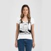 Ladies Slim Fit V Neck Poly-Rich Tee Thumbnail