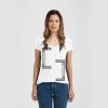 Ladies Slim Fit V Neck Poly-Rich Tee Thumbnail