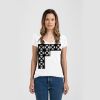 Ladies Slim Fit V Neck Poly-Rich Tee Thumbnail