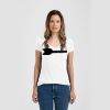 Ladies Slim Fit V Neck Poly-Rich Tee Thumbnail