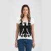 Ladies Slim Fit V Neck Poly-Rich Tee Thumbnail