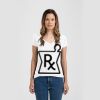 Ladies Slim Fit V Neck Poly-Rich Tee Thumbnail