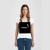 Ladies Slim Fit V Neck Poly-Rich Tee Thumbnail