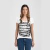 Ladies Slim Fit V Neck Poly-Rich Tee Thumbnail