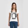 Ladies Slim Fit V Neck Poly-Rich Tee Thumbnail