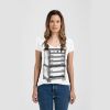 Ladies Slim Fit V Neck Poly-Rich Tee Thumbnail