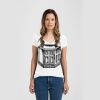 Ladies Slim Fit V Neck Poly-Rich Tee Thumbnail