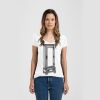 Ladies Slim Fit V Neck Poly-Rich Tee Thumbnail