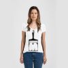Ladies Slim Fit V Neck Poly-Rich Tee Thumbnail
