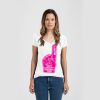Ladies Slim Fit V Neck Poly-Rich Tee Thumbnail
