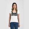 Ladies Slim Fit V Neck Poly-Rich Tee Thumbnail