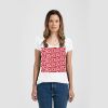 Ladies Slim Fit V Neck Poly-Rich Tee Thumbnail