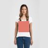 Ladies Slim Fit V Neck Poly-Rich Tee Thumbnail