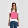 Ladies Slim Fit V Neck Poly-Rich Tee Thumbnail