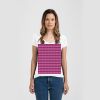 Ladies Slim Fit V Neck Poly-Rich Tee Thumbnail