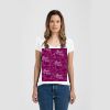 Ladies Slim Fit V Neck Poly-Rich Tee Thumbnail