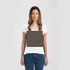 Ladies Slim Fit V Neck Poly-Rich Tee Thumbnail