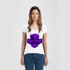 Ladies Slim Fit V Neck Poly-Rich Tee Thumbnail