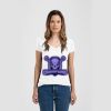 Ladies Slim Fit V Neck Poly-Rich Tee Thumbnail