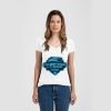 Ladies Slim Fit V Neck Poly-Rich Tee Thumbnail
