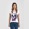 Ladies Slim Fit V Neck Poly-Rich Tee Thumbnail