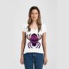 Ladies Slim Fit V Neck Poly-Rich Tee Thumbnail
