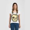 Ladies Slim Fit V Neck Poly-Rich Tee Thumbnail
