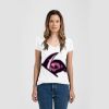 Ladies Slim Fit V Neck Poly-Rich Tee Thumbnail