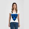 Ladies Slim Fit V Neck Poly-Rich Tee Thumbnail