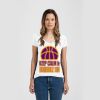 Ladies Slim Fit V Neck Poly-Rich Tee Thumbnail