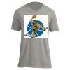 Unisex V Neck Poly-Rich Tee Thumbnail