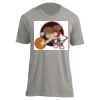 Unisex V Neck Poly-Rich Tee Thumbnail