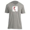 Unisex V Neck Poly-Rich Tee Thumbnail
