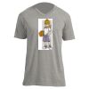 Unisex V Neck Poly-Rich Tee Thumbnail