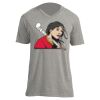 Unisex V Neck Poly-Rich Tee Thumbnail