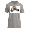 Unisex V Neck Poly-Rich Tee Thumbnail