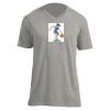 Unisex V Neck Poly-Rich Tee Thumbnail