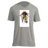 Unisex V Neck Poly-Rich Tee Thumbnail