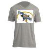 Unisex V Neck Poly-Rich Tee Thumbnail