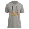 Unisex V Neck Poly-Rich Tee Thumbnail