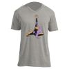 Unisex V Neck Poly-Rich Tee Thumbnail