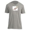 Unisex V Neck Poly-Rich Tee Thumbnail