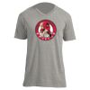 Unisex V Neck Poly-Rich Tee Thumbnail