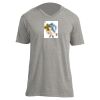 Unisex V Neck Poly-Rich Tee Thumbnail