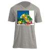 Unisex V Neck Poly-Rich Tee Thumbnail
