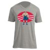 Unisex V Neck Poly-Rich Tee Thumbnail