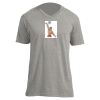 Unisex V Neck Poly-Rich Tee Thumbnail