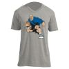 Unisex V Neck Poly-Rich Tee Thumbnail